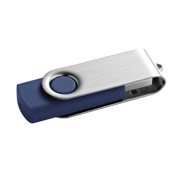 CLAUDIUS 8GB. Chiavetta USB da 8 GB con clip in metallo - 104 - Blu