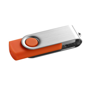 CLAUDIUS 8GB. Chiavetta USB da 8 GB con clip in metallo - 128 - Arancione