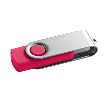 CLAUDIUS 8GB. Chiavetta USB da 8 GB con clip in metallo - 102 - Rosa