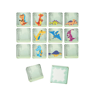 TRICERATOPS. Gioco di memoria con 20 pezzi - 119 - Verde chiaro