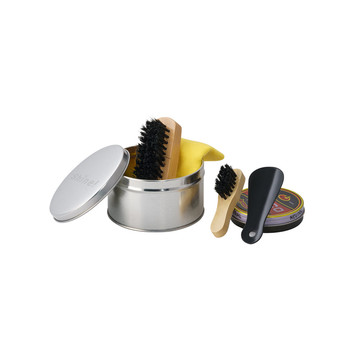 COBB. Set pulizia scarpe da 6 pezzi - 127 - Cromato satinato