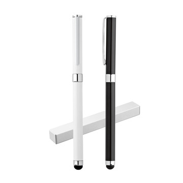 TOUCH. Penna roller in acciaio inox brillante con punta touch - TOUCH. Penna roller in acciaio inox brillante con punta touch