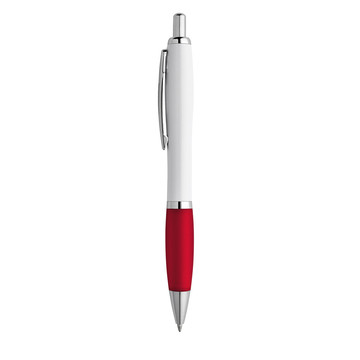 MOVE. Penna a sfera in ABS con clip e dettagli in metallo - 105 - Rosso
