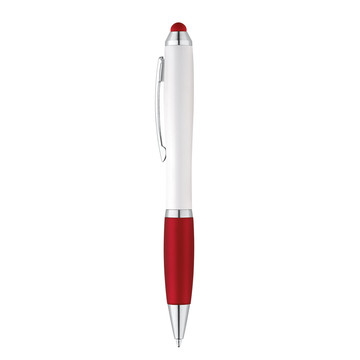 SANS BK. Penna a sfera con clip in metallo - 105 - Rosso