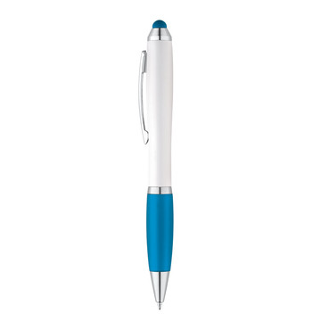 SANS BK. Penna a sfera con clip in metallo - 124 - Azzurro