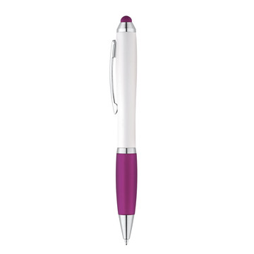 SANS BK. Penna a sfera con clip in metallo - 132 - Viola