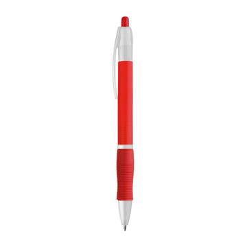 SLIM BK. Penna a sfera in ABS con finitura antiscivolo - 105 - Rosso