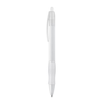 SLIM BK. Penna a sfera in ABS con finitura antiscivolo - 106 - Bianco