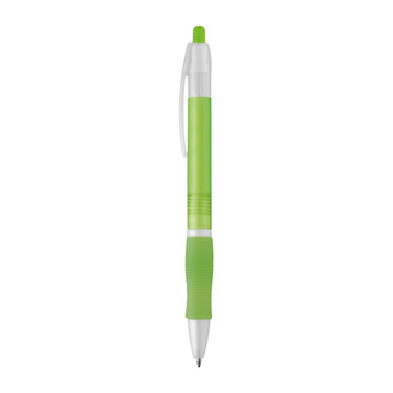 SLIM BK. Penna a sfera in ABS con finitura antiscivolo - 119 - Verde chiaro