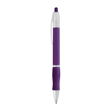 SLIM BK. Penna a sfera in ABS con finitura antiscivolo - 132 - Viola