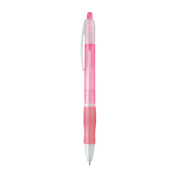 SLIM BK. Penna a sfera in ABS con finitura antiscivolo - 112 - Rosa chiaro