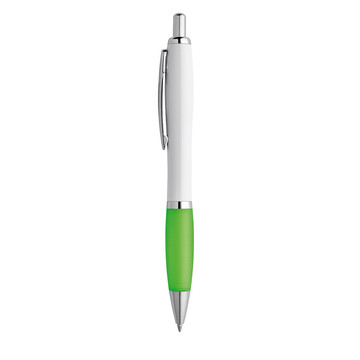 MOVE BK. Penna a sfera in ABS con clip e dettagli in metallo - 119 - Verde chiaro