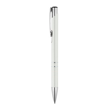 BETA BK. Penna a sfera in alluminio con clip - 106 - Bianco