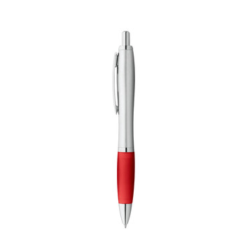SWING. Penna a sfera in ABS con clip in alluminio - 105 - Rosso
