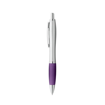 SWING. Penna a sfera in ABS con clip in alluminio - 132 - Viola