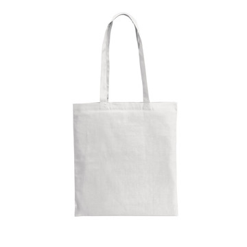 CAIRO. Borsa in cotone riciclato (70%) e poliestere (30% rPET) (180 g/m²) - 106 - Bianco