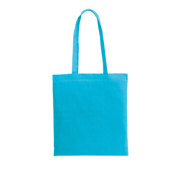 CAIRO. Borsa in cotone riciclato (70%) e poliestere (30% rPET) (180 g/m²) - 124 - Azzurro