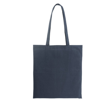 CAIRO. Borsa in cotone riciclato (70%) e poliestere (30% rPET) (180 g/m²) - 134 - Blu scuro