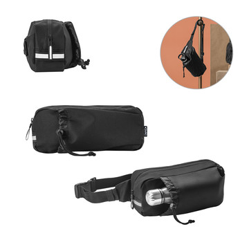 DELFOS POUCH. Marsupio 300D poliestere riciclato e 600D poliestere riciclato con elementi riflettenti - DELFOS POUCH. Marsupio 300D poliestere riciclato e 600D poliestere riciclato con elementi riflettenti