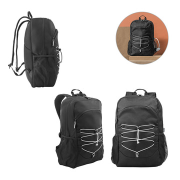 DELFOS BACKPACK. Zaino porta pc 300D poliestere riciclato e 600D poliestere riciclato con elementi riflettenti - DELFOS BACKPACK. Zaino porta pc 300D poliestere riciclato e 600D poliestere riciclato con elementi riflettenti