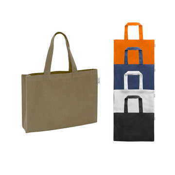 CAMDEN. Borsa in cotone (50%), cotone riciclato (30%) e poliestere (20% rPET) (280 g/m²) - CAMDEN. Borsa in cotone (50%), cotone riciclato (30%) e poliestere (20% rPET) (280 g/m²)