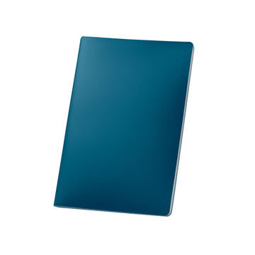 QUEIROS. Block notes A5 con copertina resistente all'acqua - 104 - Blu