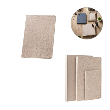 TEAPAD SEMI-RIGID. Block notes A5 con copertina flessibile fabbricata tramite gli scarti della foglie di té (65%) - TEAPAD SEMI-RIGID. Block notes A5 con copertina flessibile fabbricata tramite gli scarti della foglie di té (65%)