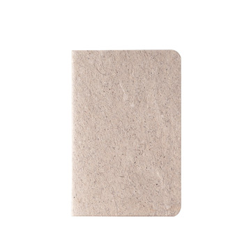 TEAPAD SOFT. Block notes A6 con copertina flessibile fabbricata tramite gli scarti delle foglie di té (65%) - 160 - Naturale