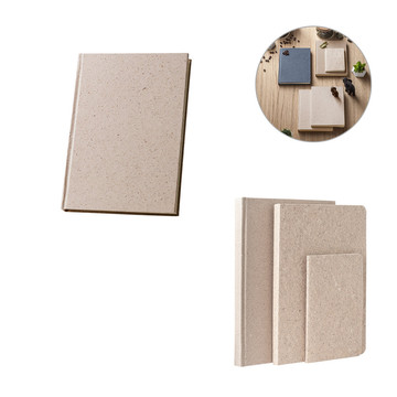 TEAPAD RIGID. Block notes A5 con copertina rigida fabbricata tramite gli scarti delle foglie di tè (65%) - TEAPAD RIGID. Block notes A5 con copertina rigida fabbricata tramite gli scarti delle foglie di tè (65%)