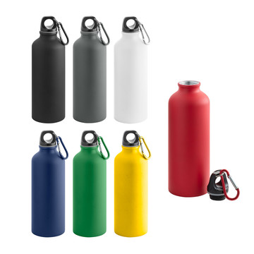 COLLINA. Bottiglia in alluminio con moschettone 540 mL
