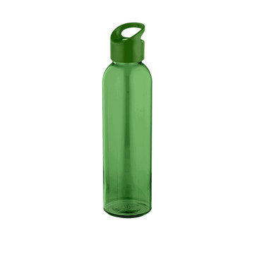 PORTIS GLASS. Borraccia in vetro con tappo in PP 500 mL - 109 - Verde