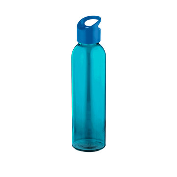 PORTIS GLASS. Borraccia in vetro con tappo in PP 500 mL - 114 - Blu reale