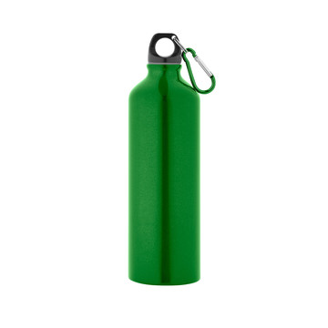 LANDSCAPE L. Borracce sportive in alluminio con moschettone 800 mL - 119 - Verde chiaro