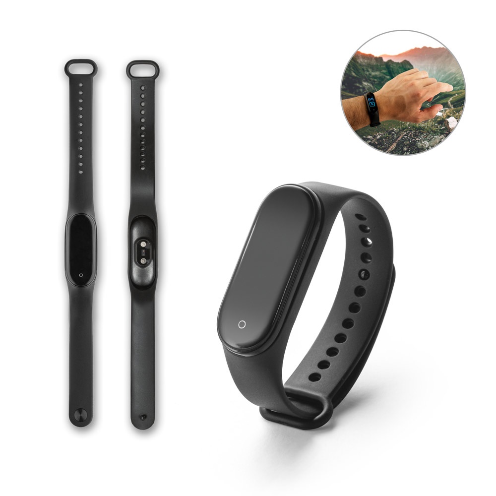 CALATRAVA. Braccialetto sportivo intelligente con batteria della durata di 3 giorni in ABS e TPU