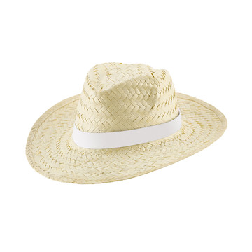 EDWARD RIB. Cappello in paglia naturale con nastro sublimatico - EDWARD RIB. Cappello in paglia naturale con nastro sublimatico