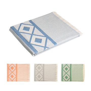 MALEK. Telo multifunzionale e da bagno (350g/m²) realizzato in cotone leggero e resistente (85%) e cotone riciclato (15%) - MALEK. Telo multifunzionale e da bagno (350g/m²) realizzato in cotone leggero e resistente (85%) e cotone riciclato (15%)