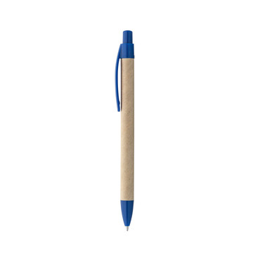 REMI. Penna a sfera in carta kraft con clip - 104 - Blu