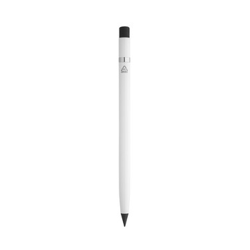 LIMITLESS. Penna senza inchiostro con corpo in alluminio riciclato (100% rAL) - 106 - Bianco