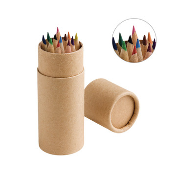 CYLINDER. Scatola con 12 matite colorate