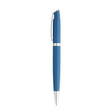 RE-LANDO-SET. Set penna roller e penna a sfera con corpo in alluminio riciclato (100% rAL) - 104 - Blu