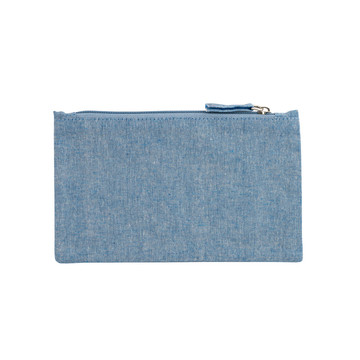 MILLIE. Pochette multifunzione con cotone riciclato (70%) e poliestere (30% rPET) (140 g/m²) (140 g/m²) - 104 - Blu