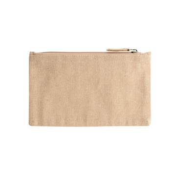 MILLIE. Pochette multifunzione con cotone riciclato (70%) e poliestere (30% rPET) (140 g/m²) (140 g/m²) - 160 - Naturale