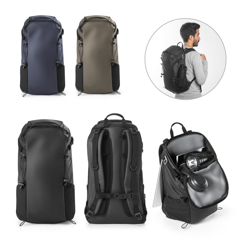 ALASCA. Zaino da hiking con rivestimento impermeabile