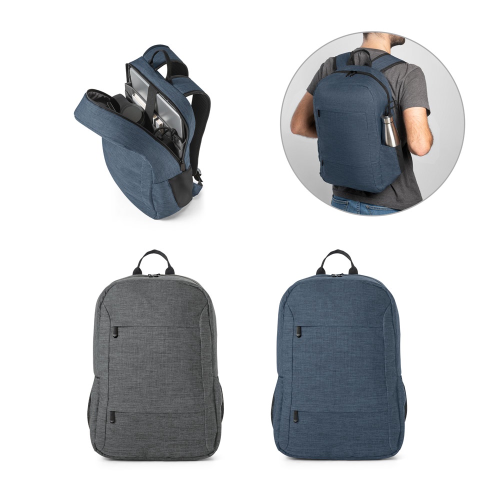 BUSINESS. Zaino per laptop in poliestere riciclato 300D