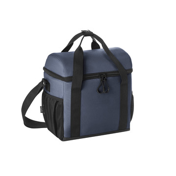 ROMA M. Borsa termica imbottita in poliestere riciclato 600D ripstop 11 L - 104 - Blu