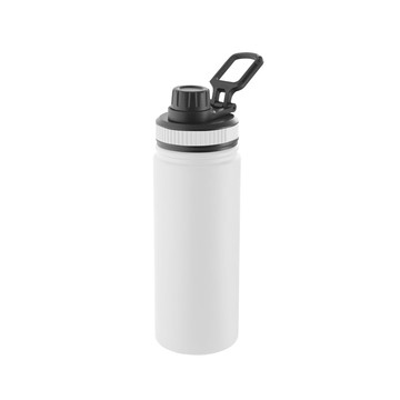 FEDERER. Borraccia in acciaio inox riciclato al 90% (570 mL) - 106 - Bianco