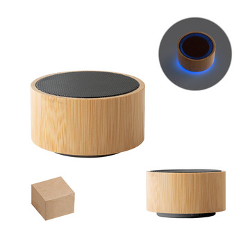 ARBER. Altoparlante portatile da 3W con autonomia di 2 ore in bambù e ABS - ARBER. Altoparlante portatile da 3W con autonomia di 2 ore in bambù e ABS