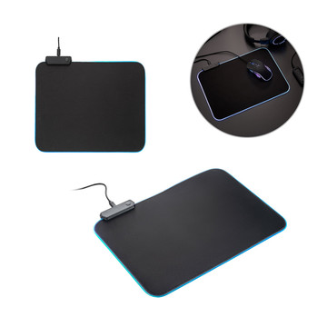 THORNE MOUSEPAD RGB. Tappetino per mouse da gioco con luci LED RGB in poliestere - THORNE MOUSEPAD RGB. Tappetino per mouse da gioco con luci LED RGB in poliestere