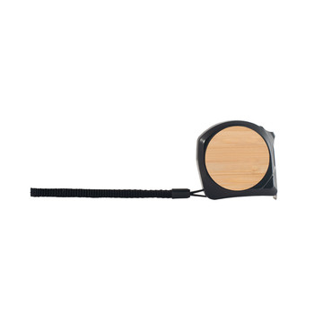 ODENSE V. Flessometro da 5 metri in ABS riciclato (100% rABS) e bambù - 103 - Nero