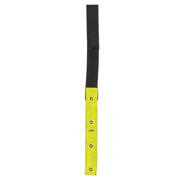 VISIBLE. Polsino riflettente con 4 LED rossi - 108 - Giallo